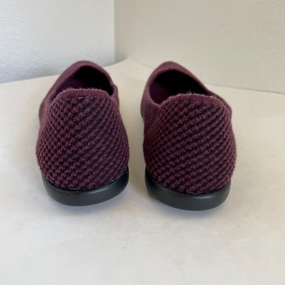 NWOT Cole Haan Springfeel Stitchlite Skimmer Washable Flats in Burgundy Size 6 - Picture 7 of 11